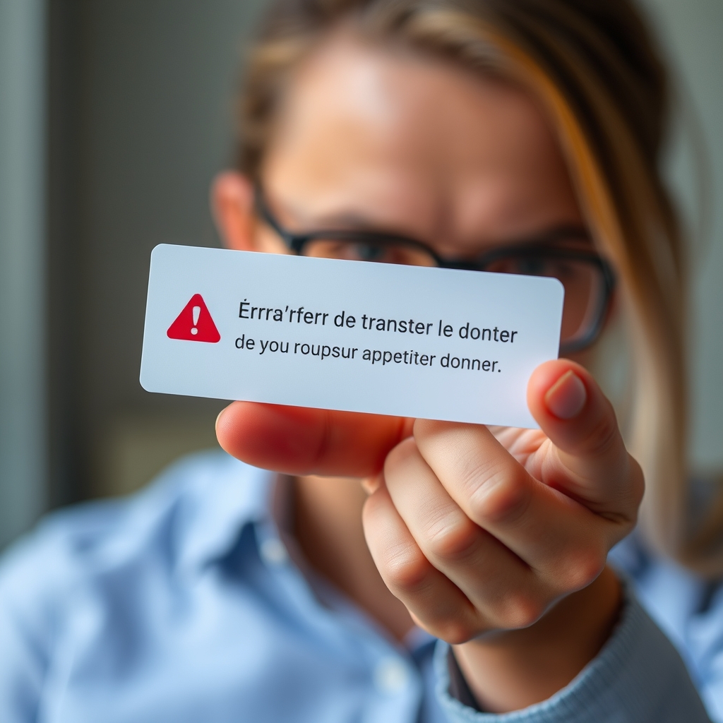 Corriger l’erreur : Impossible de transférer les données de votre organisation ici !